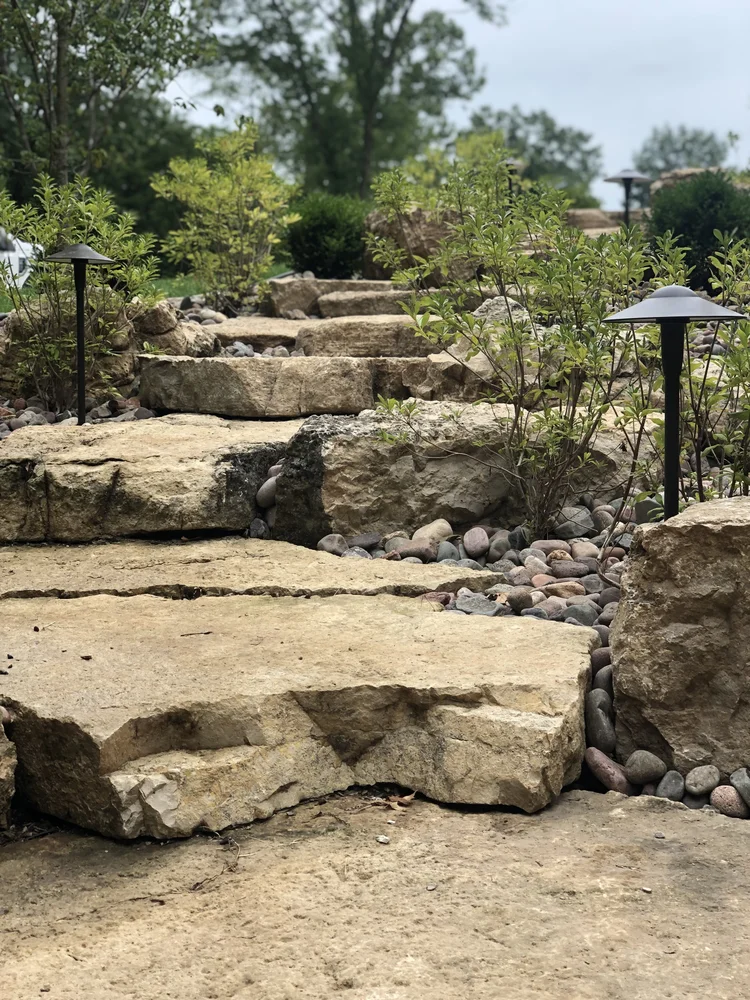 Custom residential landscaping project in O’Fallon, Illinois