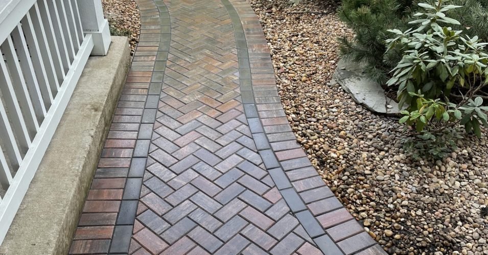 Paver and stone hardscaping project in O’Fallon IL